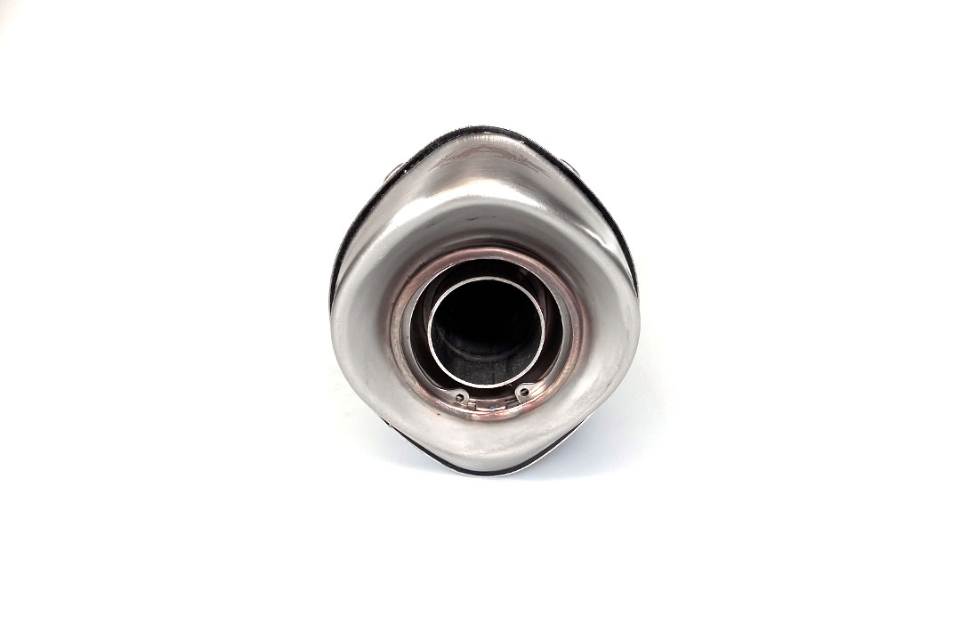 ARROW DARK THUNDER Exhaust with Stainless Steel End Cap for KTM 125RC / 390RC / 125 DUKE / 390 DUKE 2017-2020