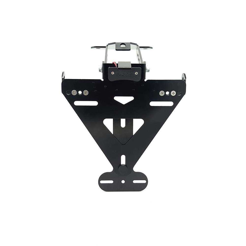 alpha Technik Number Plate Holder for Aprilia RSV4; Type RK; Model Year 2011-