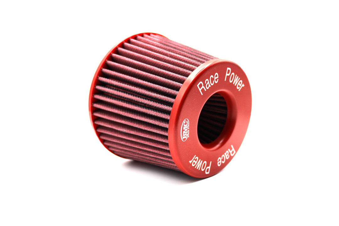 BMC Universal Conical Sports Air Filter, 114 mm Diameter, 130 mm Length, Central, Metal Cap