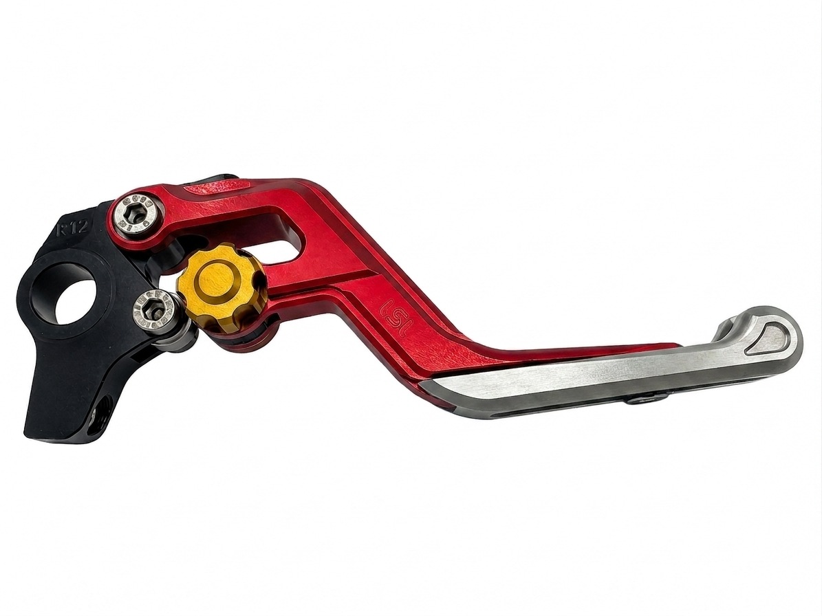 LSL ERGONIA Brake Lever R51 Red/Gold/Silver