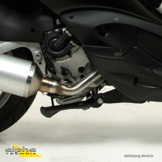 ARROW Racing Manifold for Aprilia Scarabeo400 2006-11 / Scarabeo500 2003-12 / Piaggio Beverly400 2006-11 / Beverly500 2005-08, without catalyst