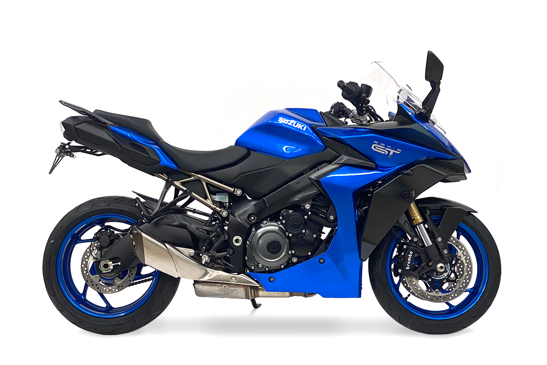 alpha Technik Number Plate Holder for Suzuki GSX-S1000GT and GSX-S1000GX, Type WEK0 / WEK3, Model Year 2021-