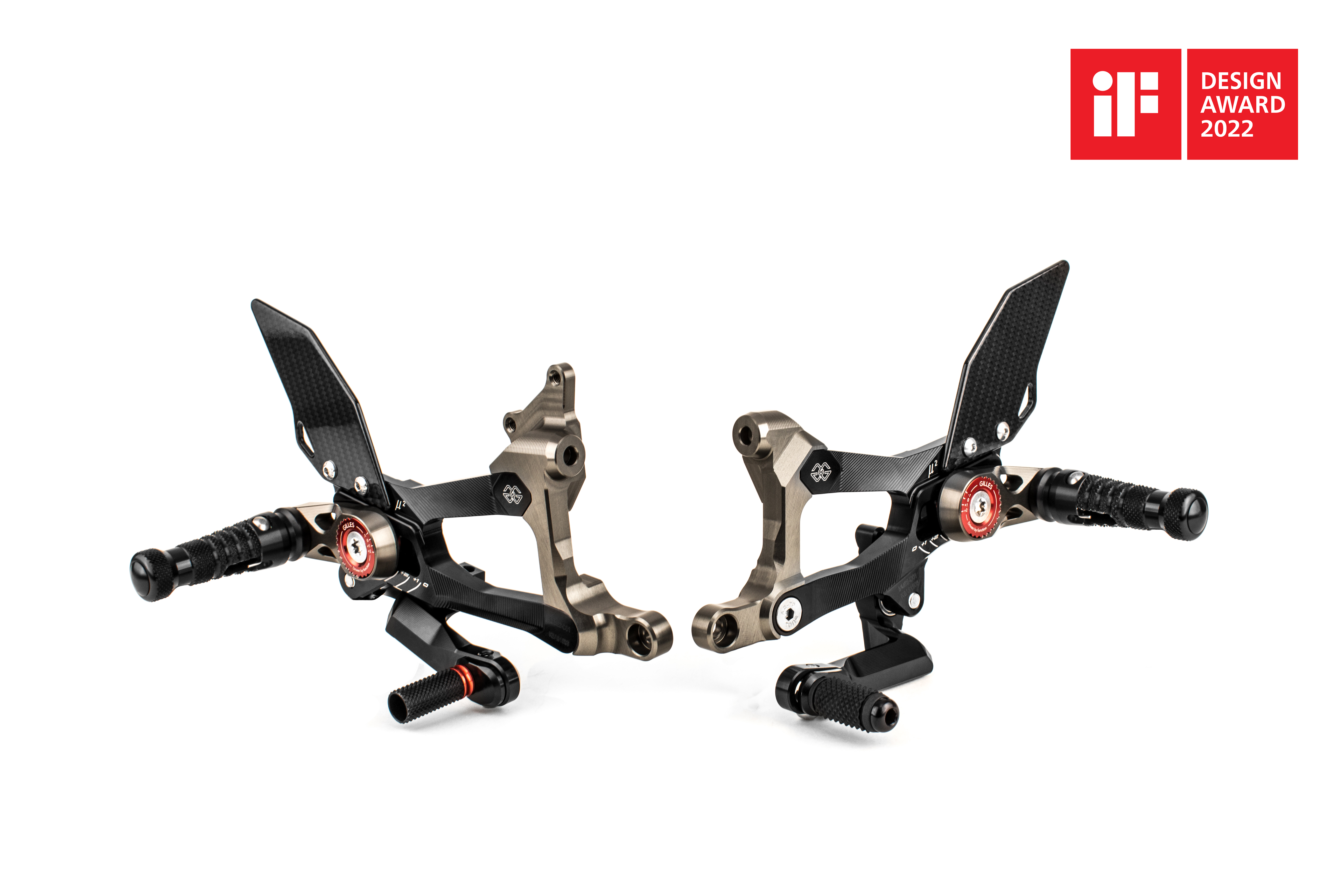 GILLES MUE2 footrest system for Ducati Panigale V4 /V4 R / S / SP2, 2018-