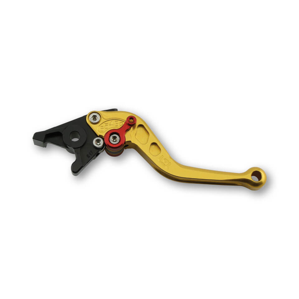 LSL clutch lever Classic L71R, short, gold/red