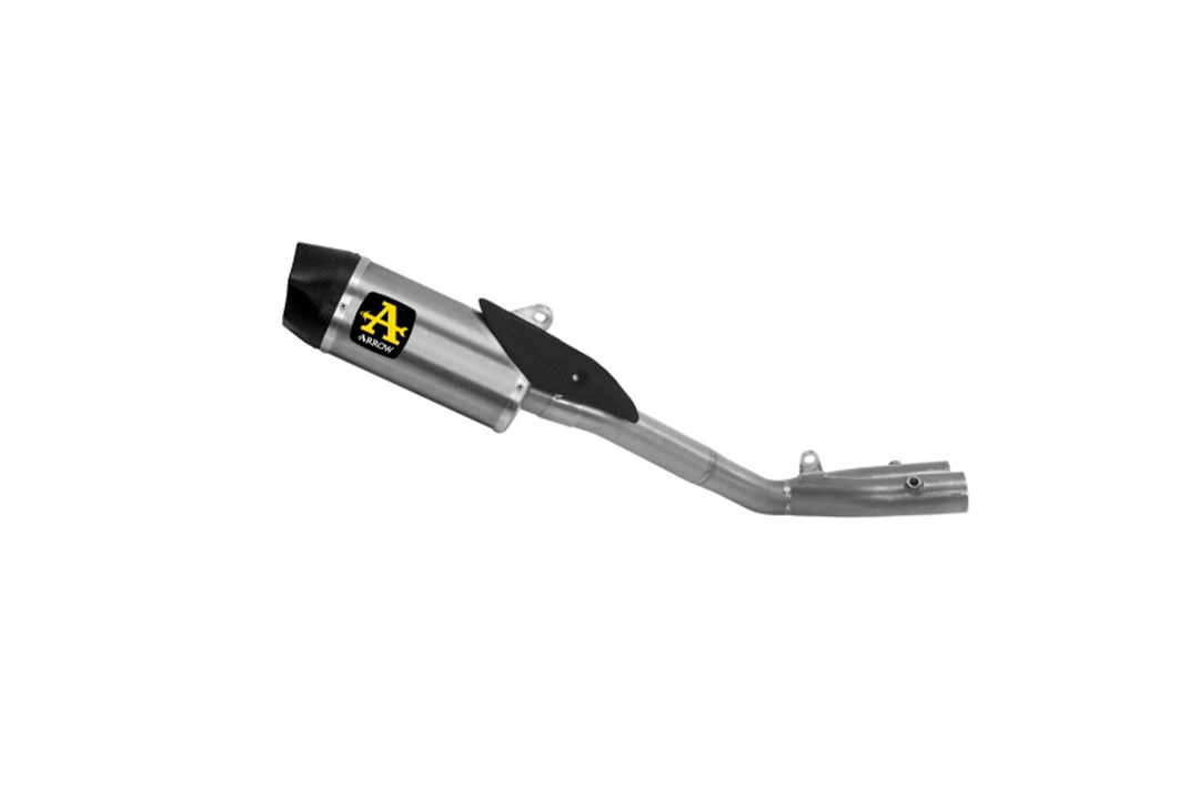 ARROW Half-System Racing Exhaust with Indy Race muffler/silencer for Yamaha MT-10 Model Year 2022-