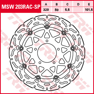TRW brake disc Sport Floating MSW203RAC
