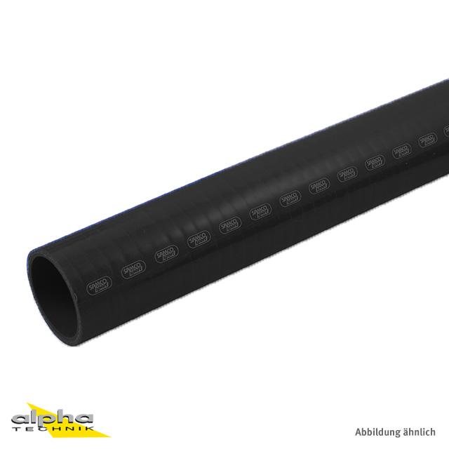 SAMCO SPORT Straight Silicone Hose, Black, Internal Diameter 8 mm, Length 2m