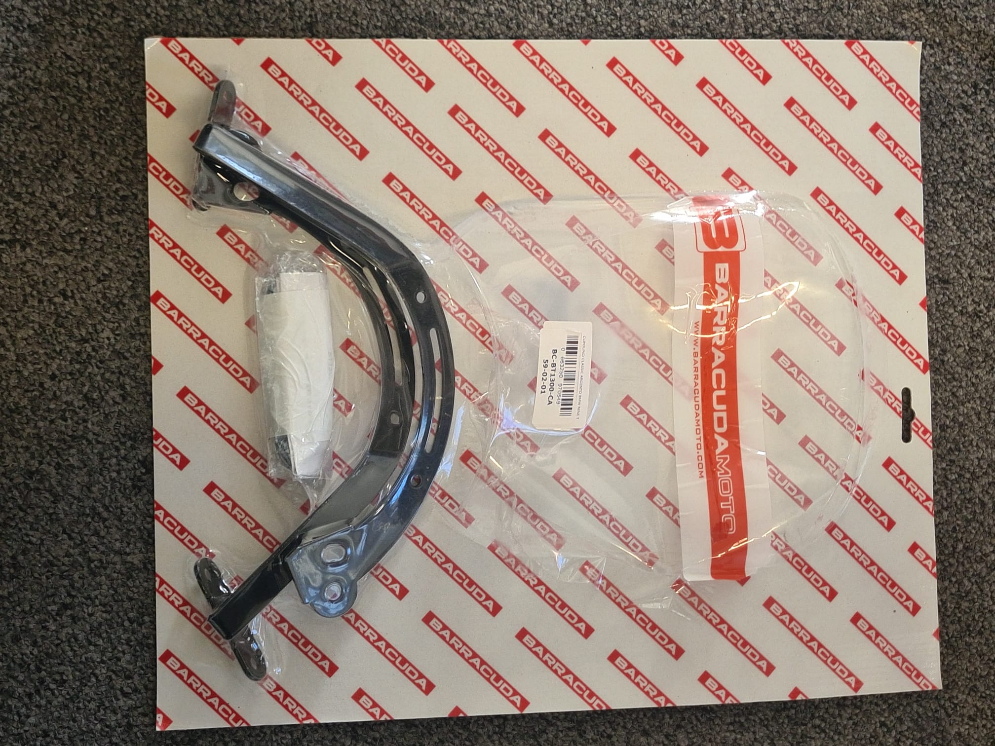 Barracuda Aerosport Aluminium Windshield Silver BMW R nineT 2014-2016