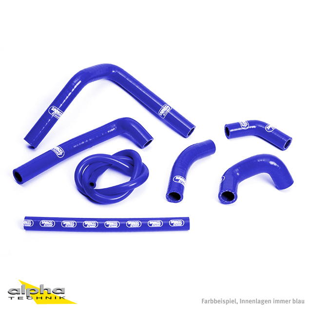 SAMCO SPORT Silicone Hose Kit Blue for Honda CR250R Model Year 2002-2012
