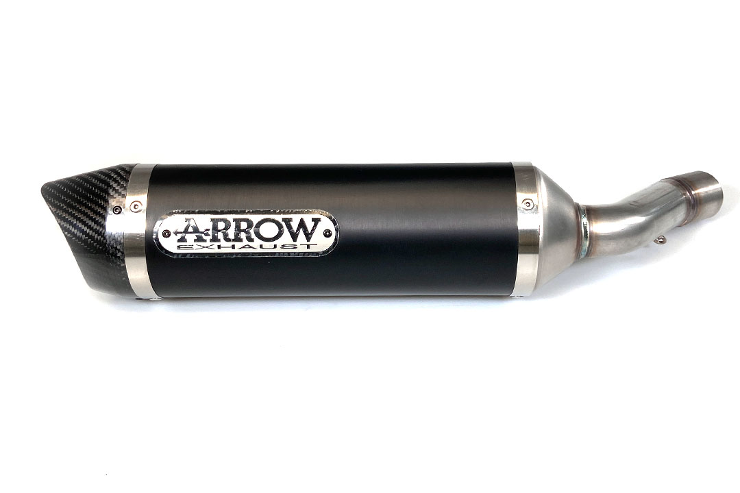 ARROW DARK THUNDER Black Aluminium End Silencer for Honda CB600F 2007-2013