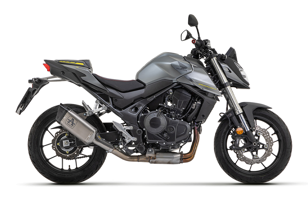 ARROW PISTA Slip-On Titanium for Honda CB750 Hornet Model Year 2023-
