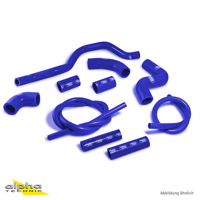 SAMCO SPORT Blue Silicone Hose Kit for Aprilia RSV4 (R / RF / RR / Factory), 2009-2025