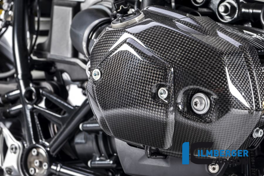 Ilmberger Carbon valve cover right side R/S, glossy, BMW R nineT 2014-2017, R nineT Racer, Scrambler, Urban GS 2016-