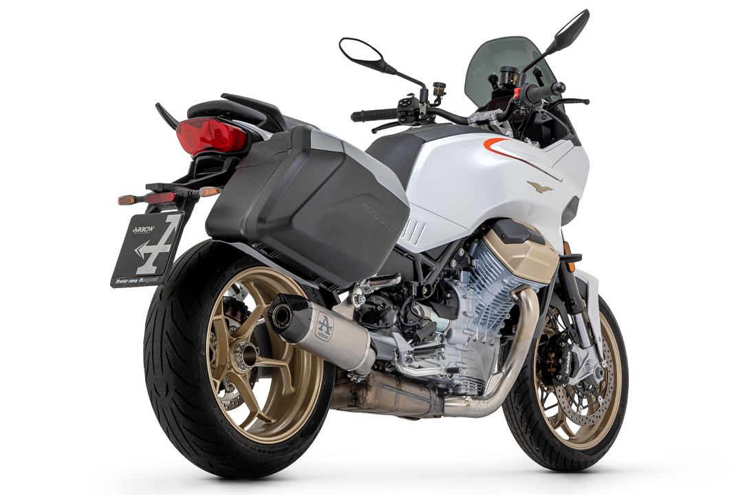 ARROW INDY RACE Titanium Exhaust for Moto Guzzi V100 Mandello Model Year 2023-