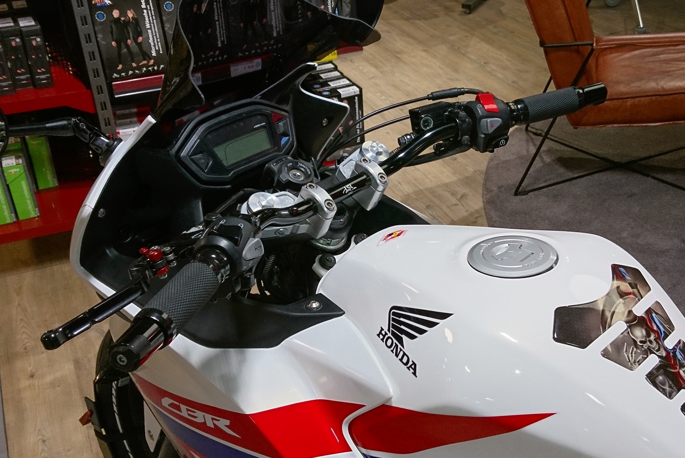 LSL Superbike Kit with parts certificate for Honda CBR500R, Type PC44, 2013-2015, silver, (Type A)