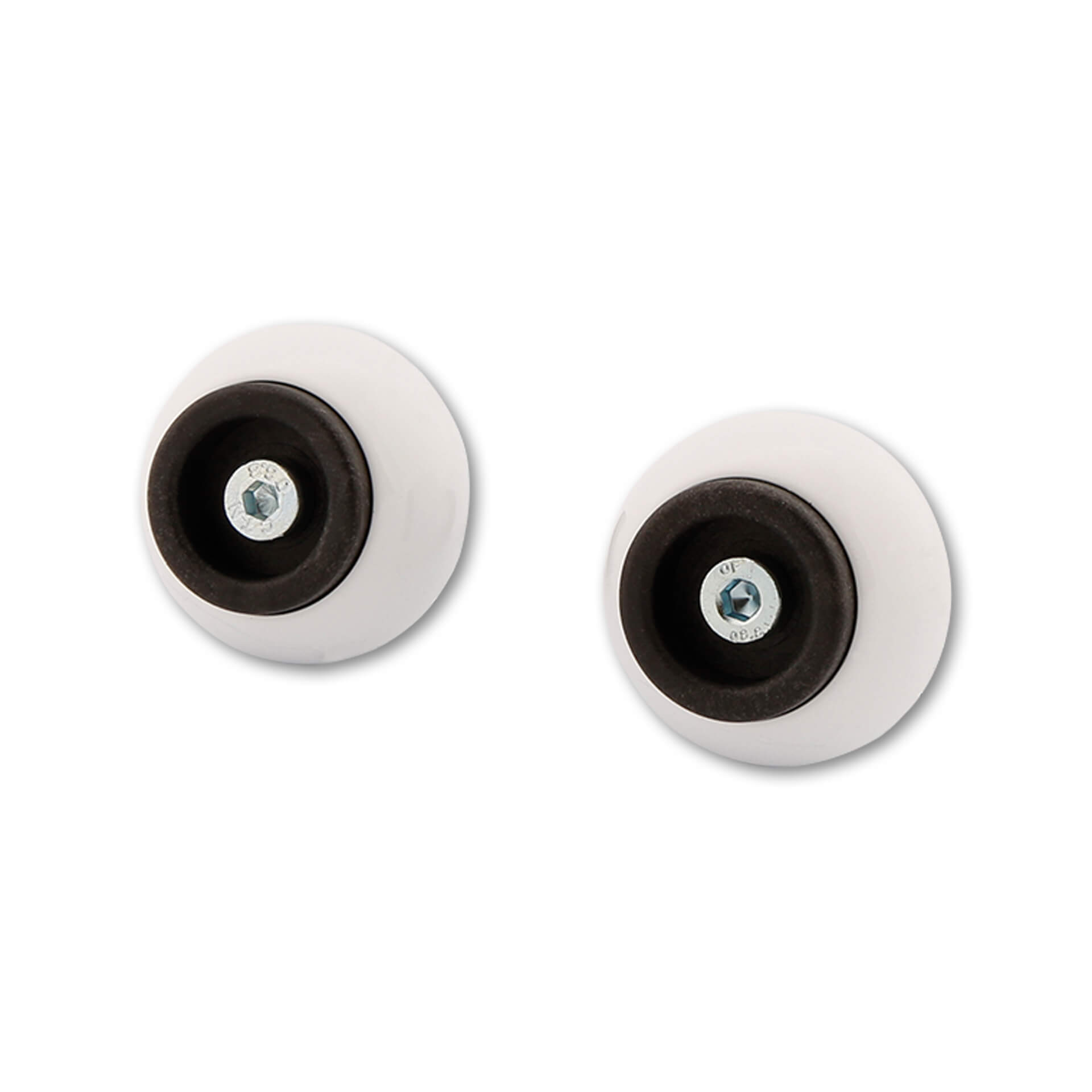 LSL Axle Balls Classic, BUELL XB-9R/12, white, Rear Axle