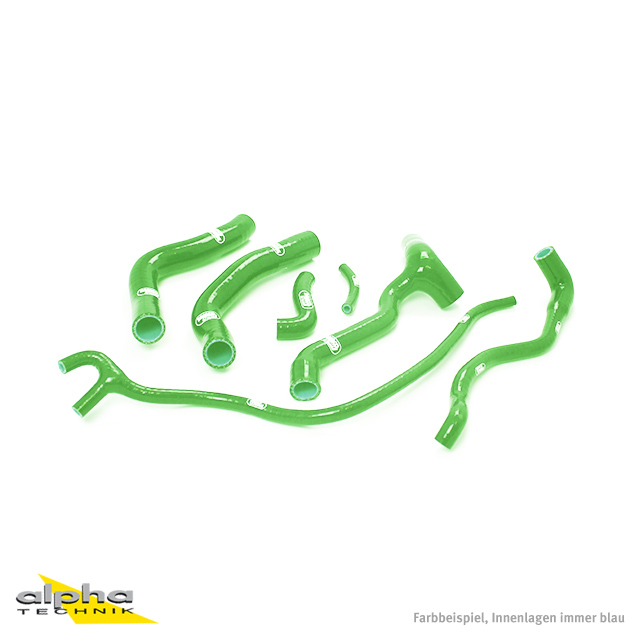 SAMCO SPORT Silicone Hose Kit green for Aprilia SMV750 Dorsoduro Model Year 2007-2017