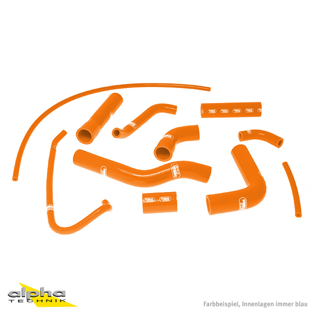 SAMCO SPORT Silicone Hose Kit Orange for Yamaha YZF-R6 Model Year 2006-2024