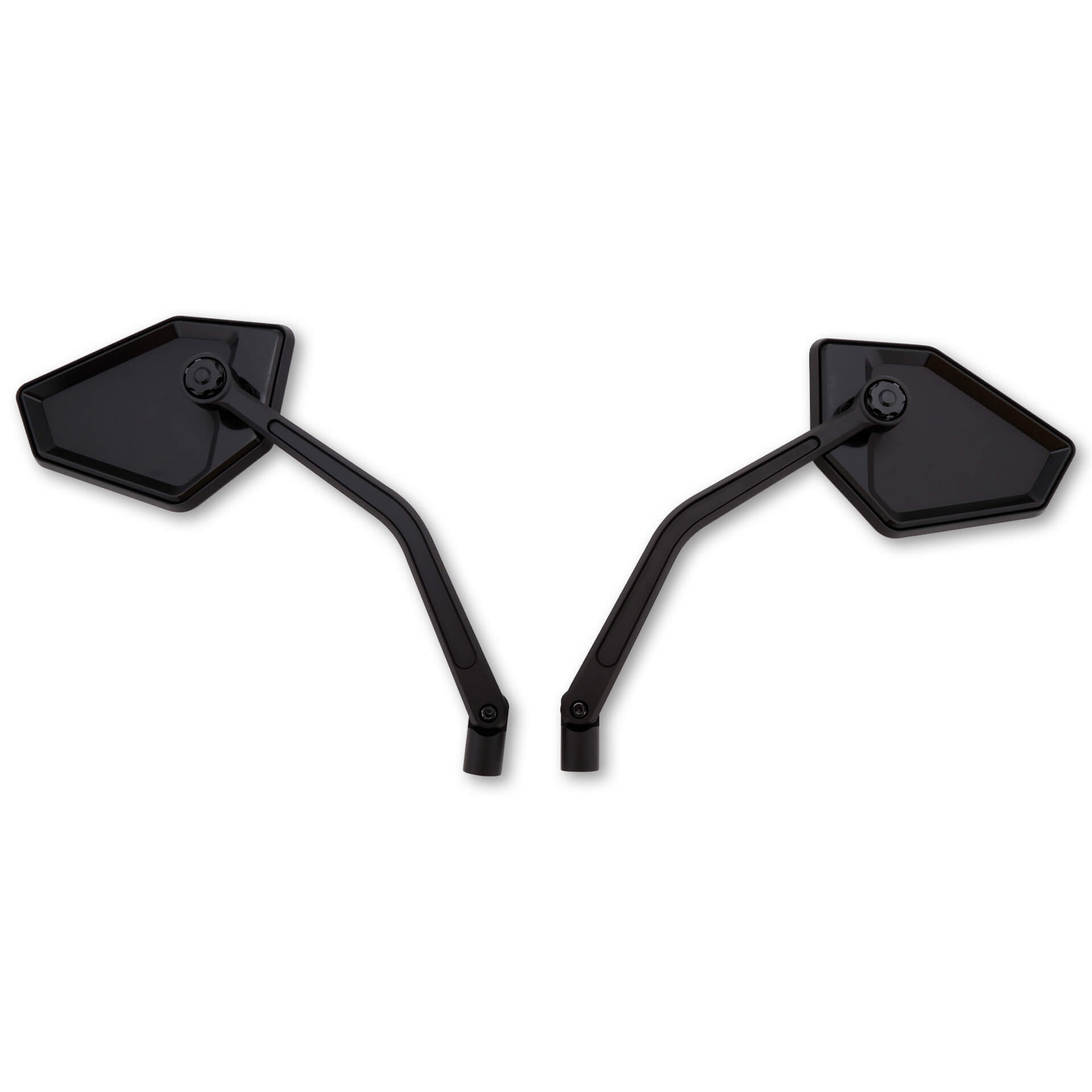LSL NOVA-RACE mirrors, handlebar mirror, black, with streetpproval, ECE,