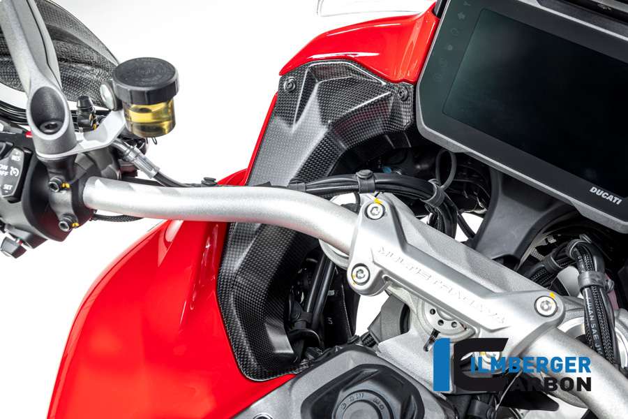 Ilmberger Carbon left side L/S Cover next to the Cockpit, Matt, Ducati Multistrada V4 2020-