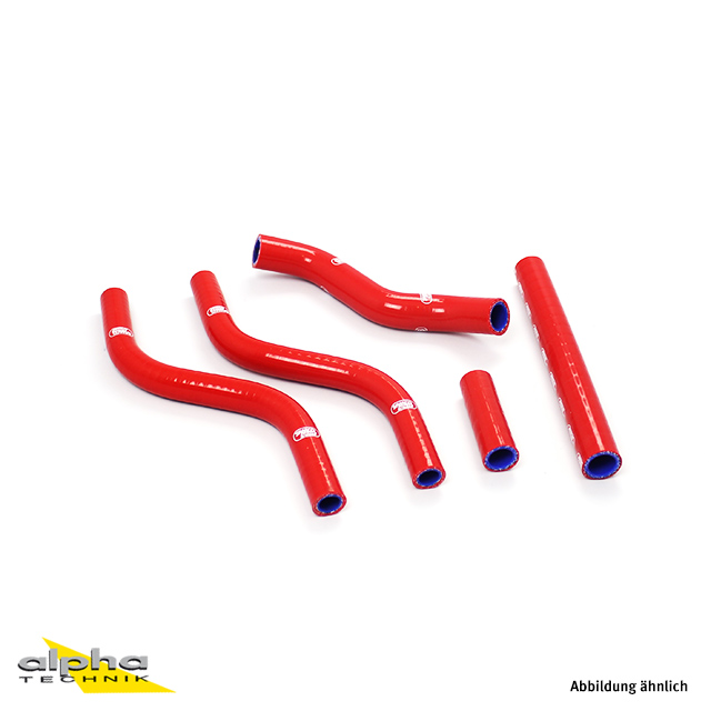 SAMCO SPORT Silicone Hose Kit Red for Honda CR125R Model Year 1989