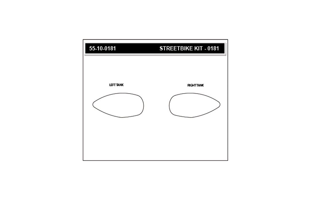 Stompgrip Traction Pad clear, Volcano, Streetbike Traction Kit, for Aprilia RS 660, 2020-2025, Tuono 660, 2021-2025