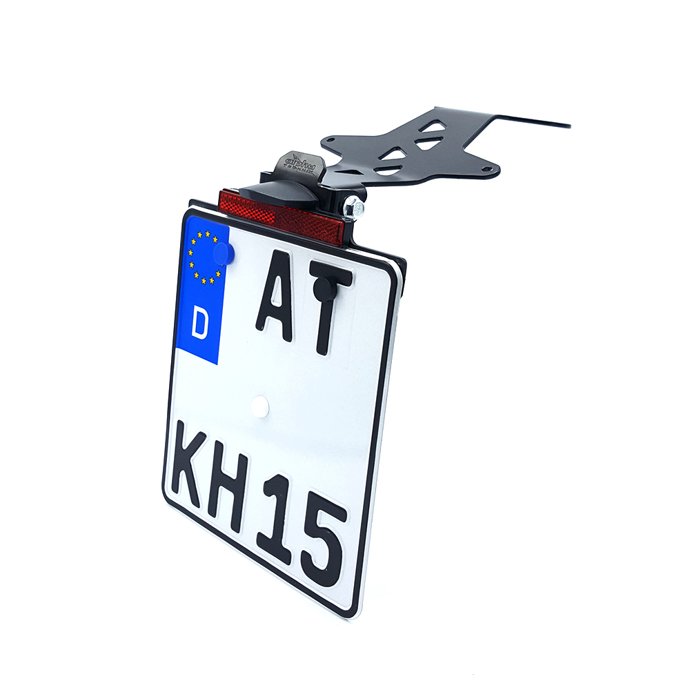 alpha Technik Number Plate Holder for Ducati Scrambler 1100 Pro and Sport Pro; Type 1K; Model Year 2020-