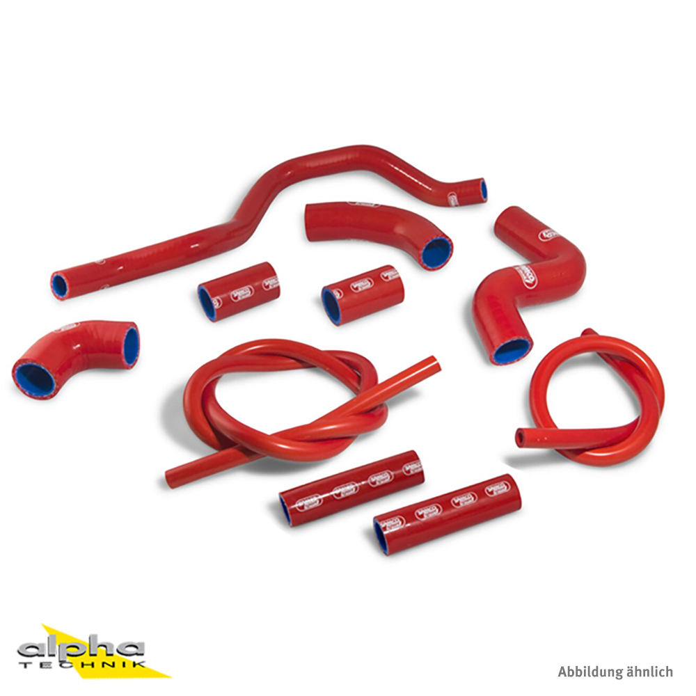 SAMCO SPORT Silicone Hose Kit Red for Aprilia RSV4 (R / RF / RR / Factory), 2009-2025