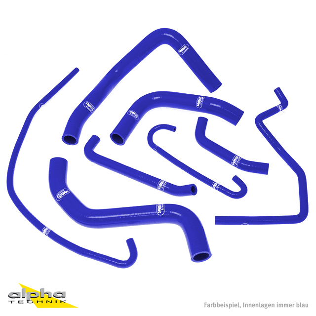 SAMCO SPORT Silicone Hose Kit blue for Suzuki GSXR600 GSXR750 Model Year 2011-2024