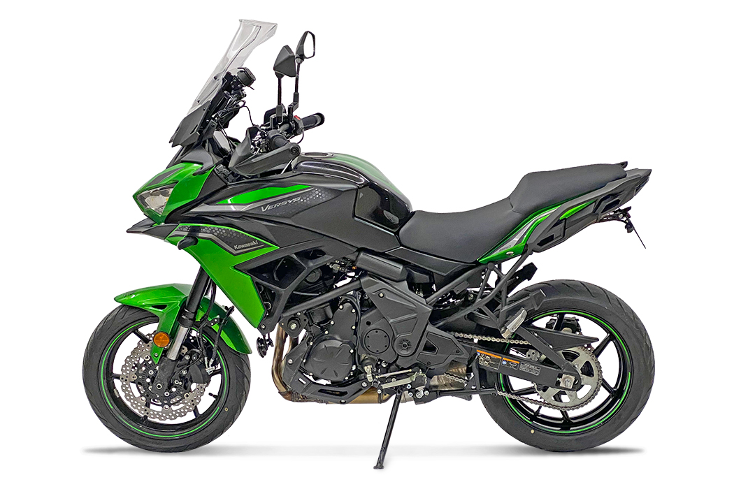 alpha Technik Number Plate Holder for Kawasaki Versys 650, Type LE650E / LE650H / LE650J, from model year 2015-