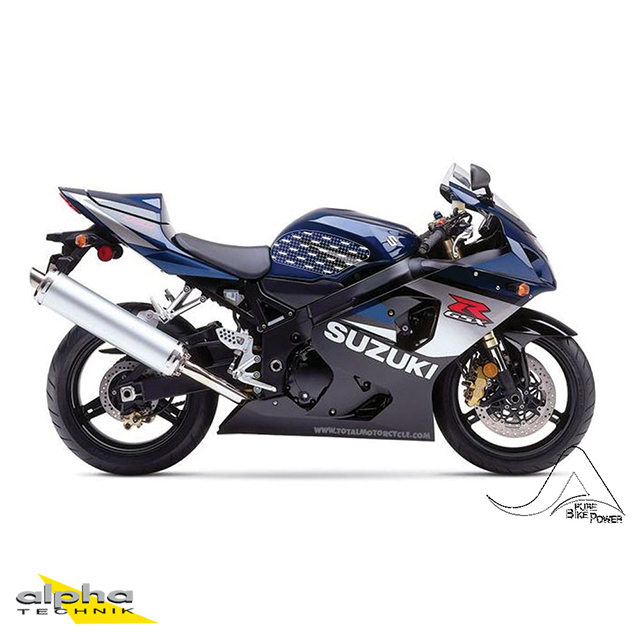 Stompgrip clear, Volcano, for Suzuki GSXR600, 750, 2004-2005
