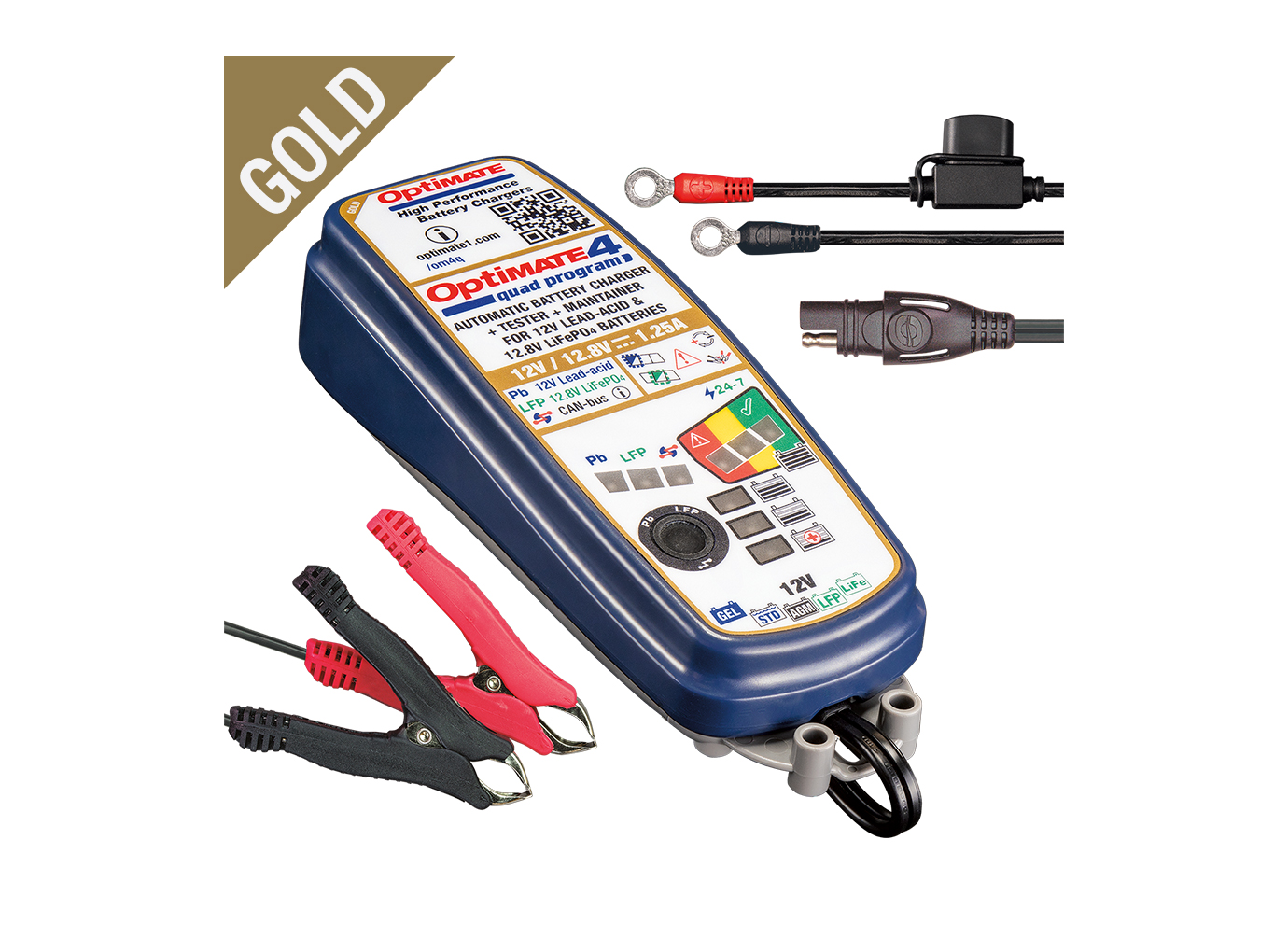 OPTIMATE 4 Quad Charging and maintenance Device 12V / 12.8V