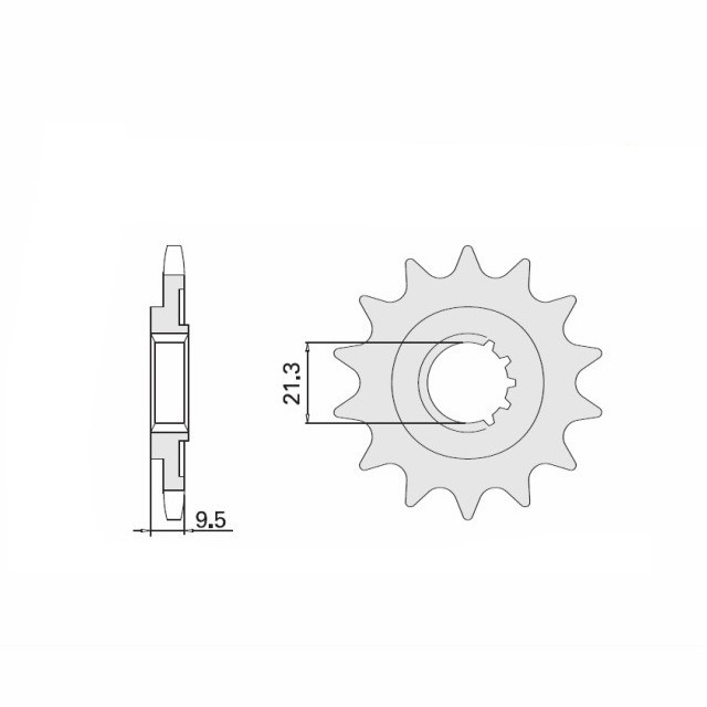 Front Sprocket, 13 Teeth, 520 Pitch