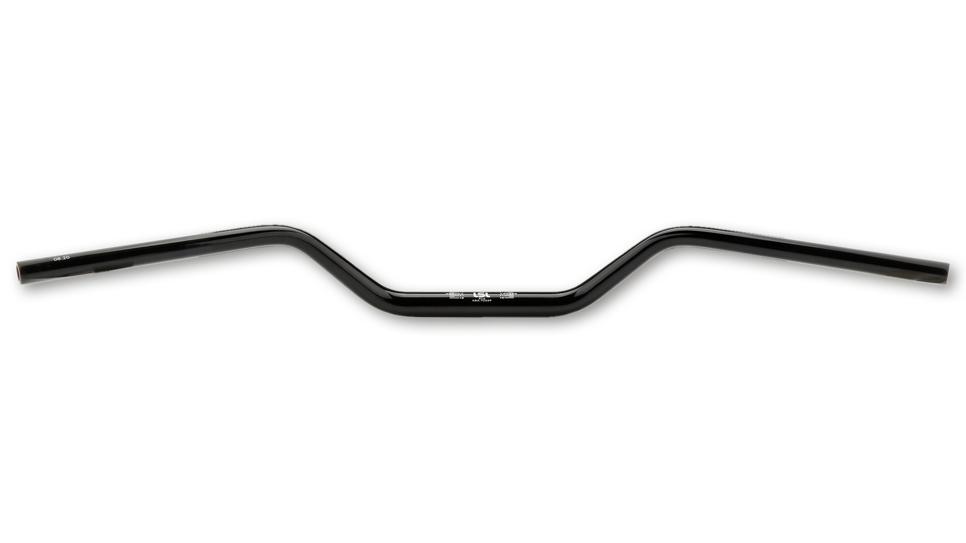 LSL X-Bar Aluminium handlebar Flat Track X14, 1 1/8 inch, black bead ...
