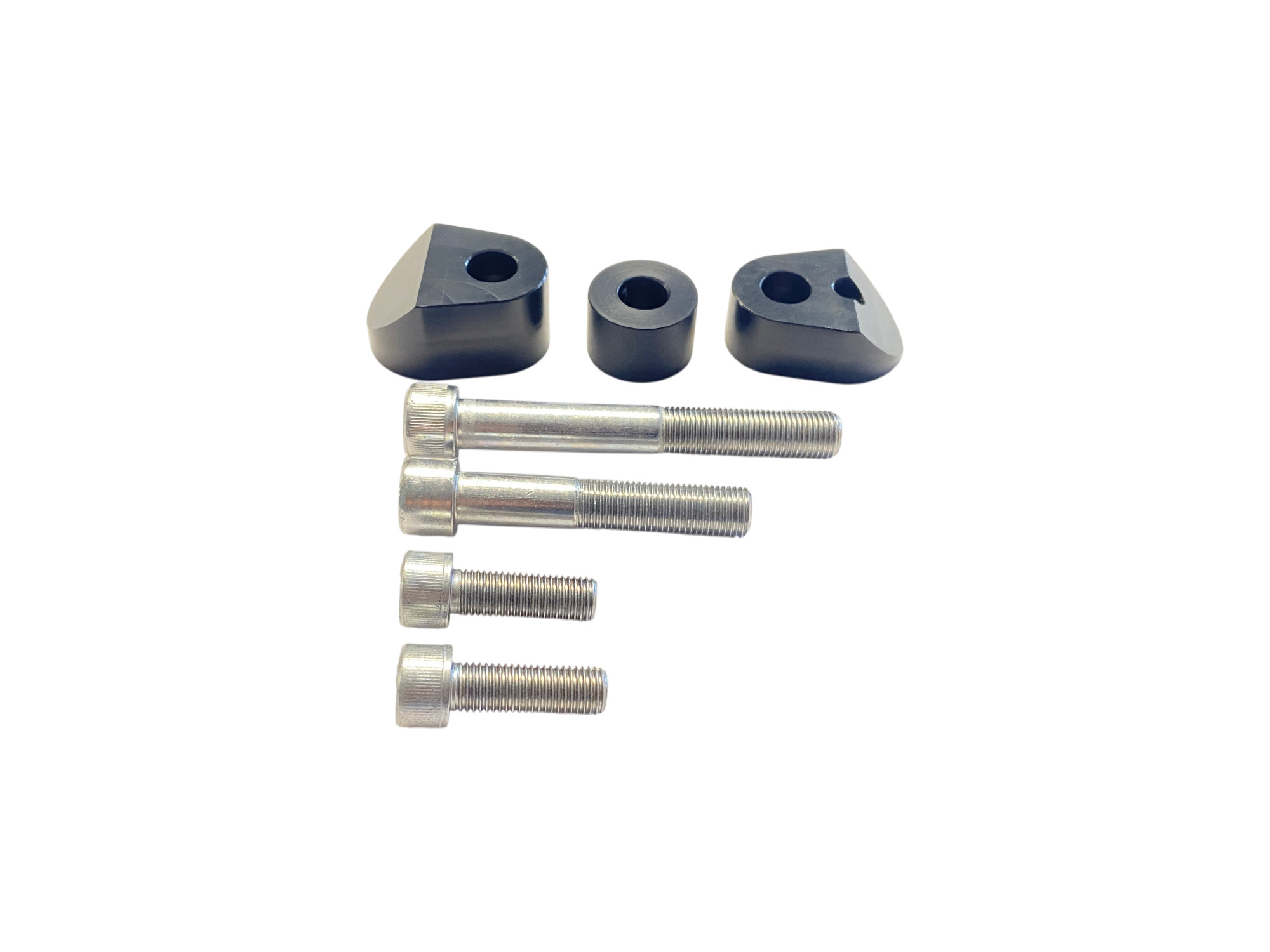 LSL Crash Pad Mounting Kit for Honda CBF600N/S, 2008-, DS, black