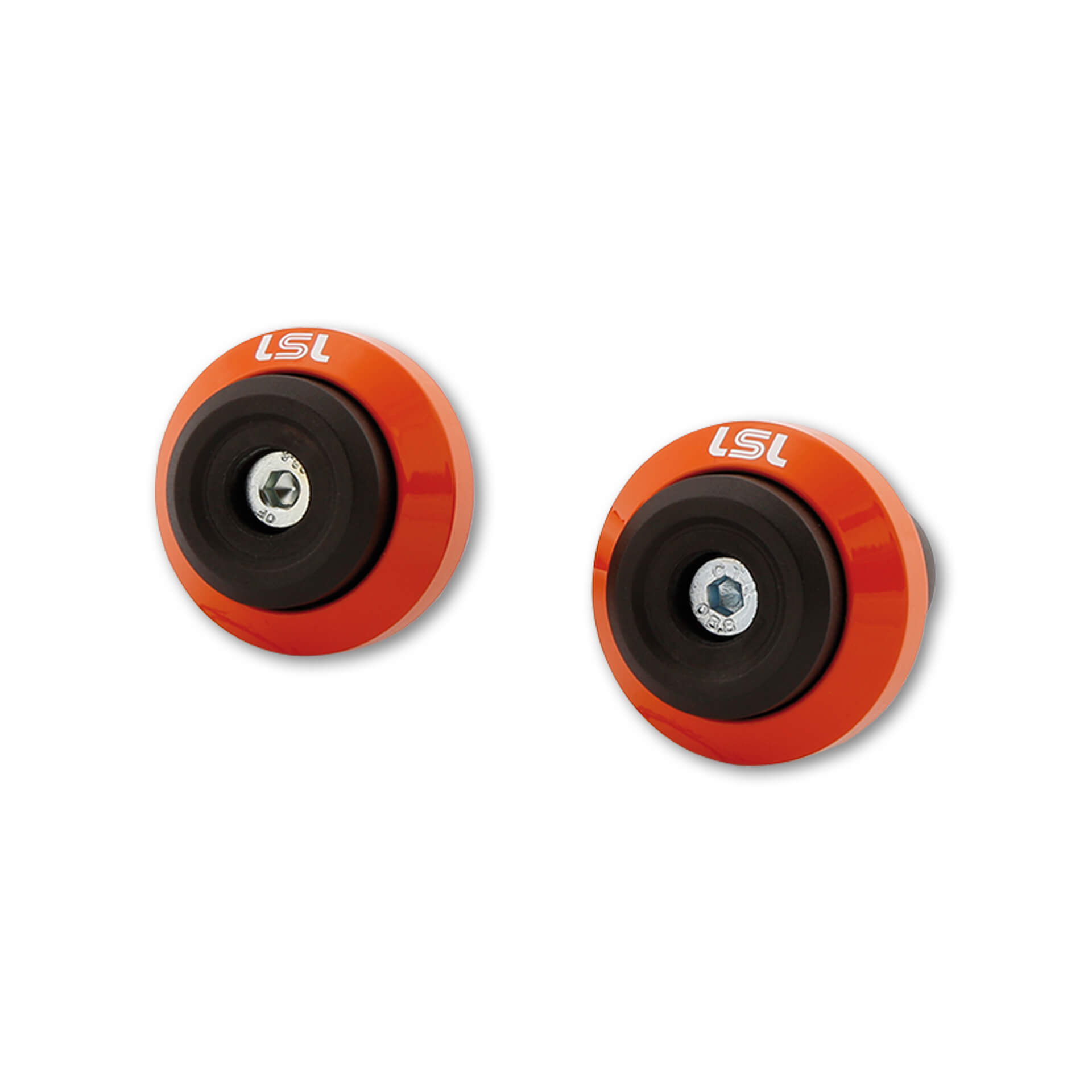 LSL Axle Ball GONIA for various Ducati models, orange, front