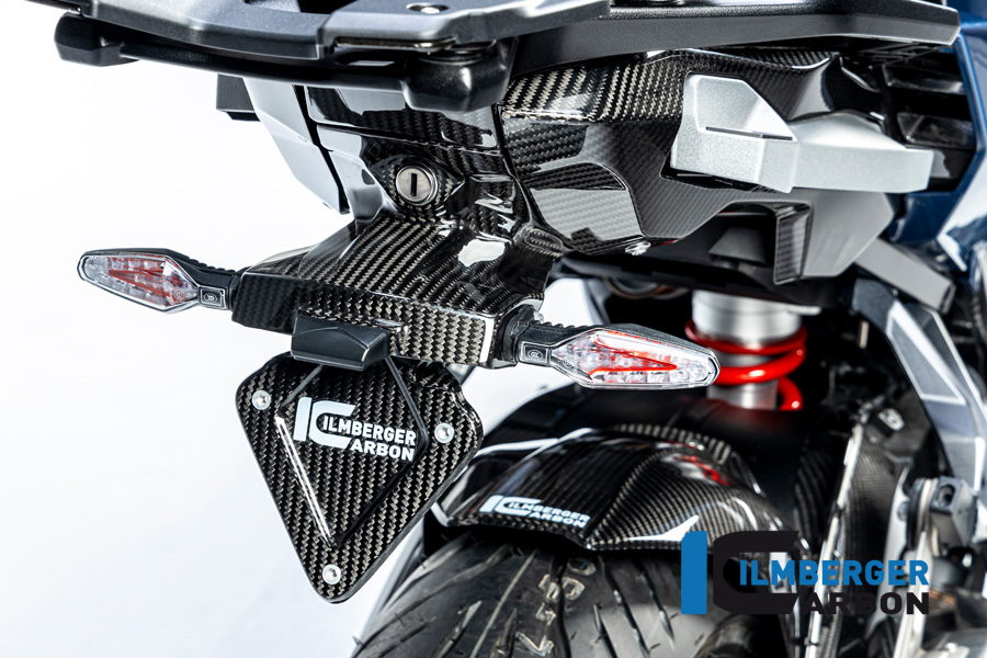 Ilmberger Carbon Licence Plate Holder (short version), glossy, BMW S1000XR 2020-