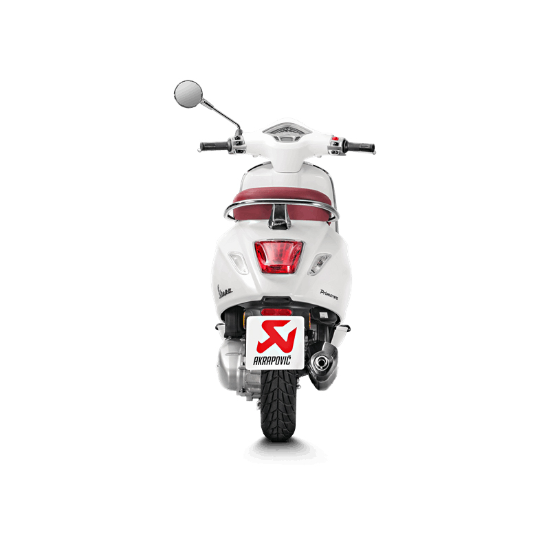 Akrapovic Racing Line (SS) exhaust system for Vespa Primavera 125ie 3V model year 2017-2020