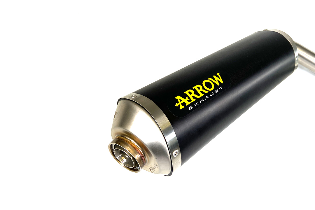 ARROW RACE TECH Exhaust for Honda XL650V Transalp 2000-07, black aluminium