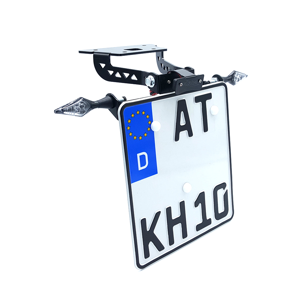 alpha Technik Licence Plate Holder for Kawasaki Z300; Type ER300A; Model Year 2015-