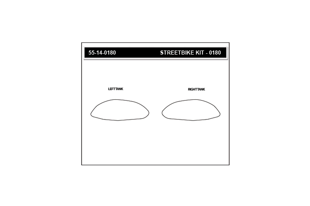 Stompgrip Tank Pad clear, Icon, Streetbike Tank Kit, for Aprilia RSV4 (Factory), Tuono V4 1100 (Factory), 2021-2025