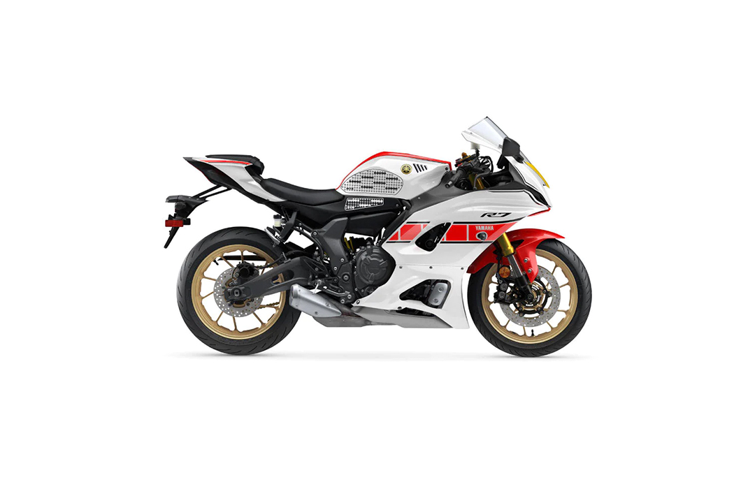 Stompgrip fuel tank Pad clear, Icon, Streetbike fuel tank Kit, for Yamaha, YZF-R7, 2022-2025