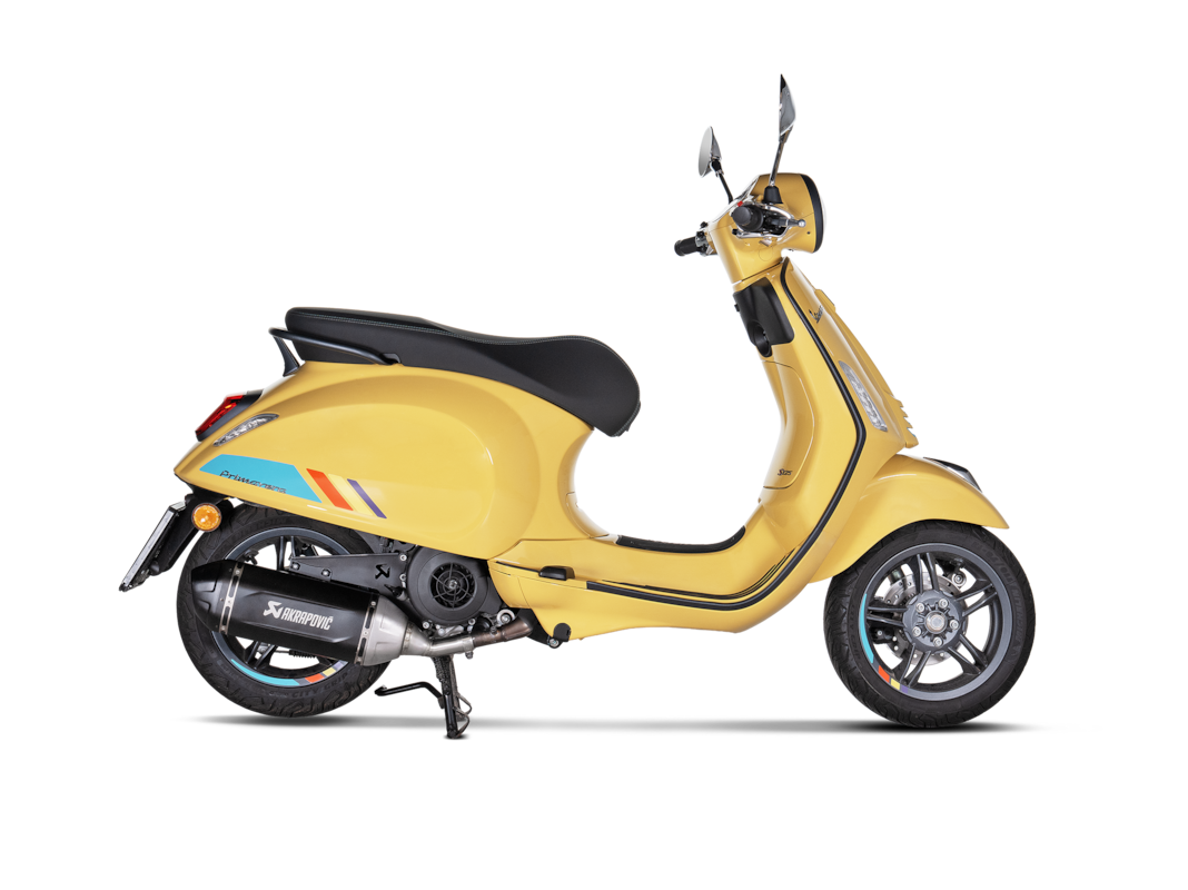 Akrapovic Slip-On Line (SS) Exhaust for Vespa Primavera 125, S, Touring, 2025- (Euro 5+)