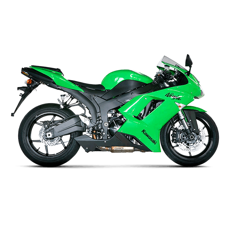Akrapovic Slip-On Line (Titanium) silencer for Kawasaki Ninja ZX-6R year 2007-2008