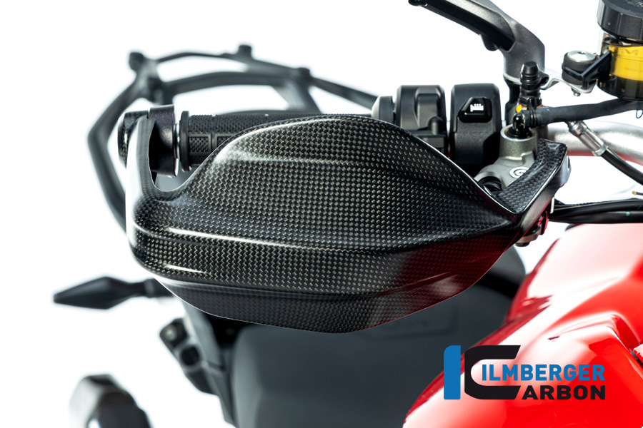 Ilmberger Carbon Handguard right side R/S, matt, Ducati Multistrada V4 2020-