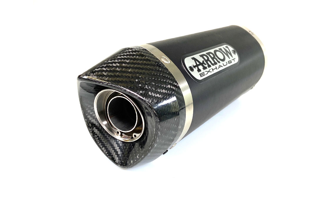 ARROW DARK THUNDER Black Aluminium Exhaust for Yamaha XJ6 Diversion 2009-2016