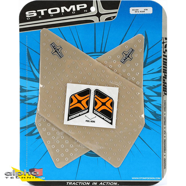 Stompgrip clear, Volcano, for KTM 1190 RC8 R, 2008-2015, RC 125, 200, 250, 390, 2014-2019