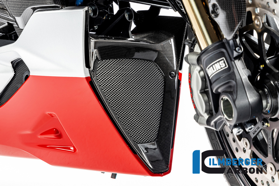 Ilmberger Carbon Central Undertray Section / oil radiator Intake, Glossy, Ducati Diavel 1260, 2019-