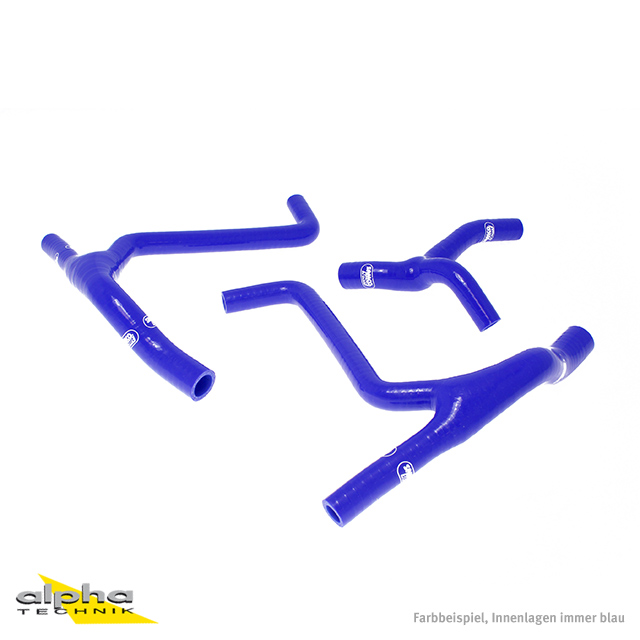 SAMCO SPORT Silicone Hose Kit blue for Kawasaki KX450F Model Year 2009