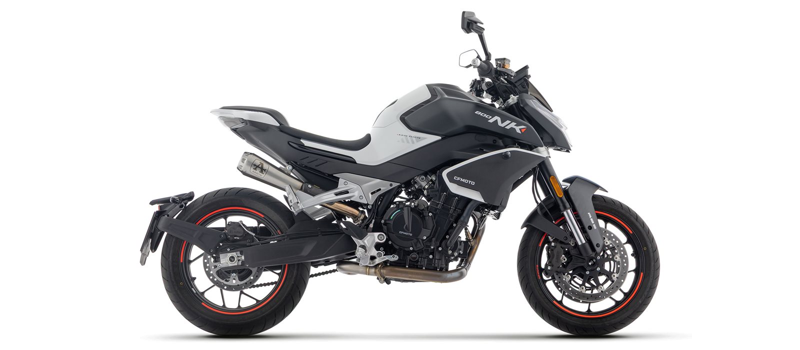 ARROW PRO RACE Slip-On NiChrome Exhaust for CF Moto 800NK 2024-2025